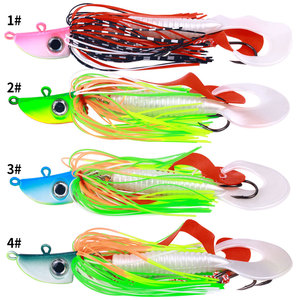 버즈베이트 메밀 Inchiku 바닷물 지그 fluke 배스에 대한 넙치 블루 피쉬 블랙 피쉬 바다 농어 슬로우 지그 피칭 미끼 - Product Image 3