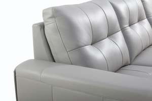 आधुनिक लक्जरी चमड़े के सोफे के लिए आधुनिक लक्जरी चमड़े के सोफे सेट सरल डिजाइन - Product Image 3