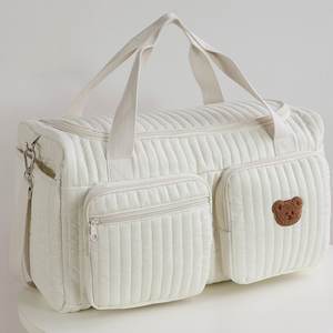 Tas Popok Tote, Tas Popok Perjalanan Kapasitas Besar, Tas Rumah Sakit untuk Persalinan, Tas Bayi Perlengkapan Bayi, Alas Ganti Popok - Product Image 5