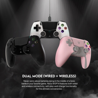 Manette de jeu sans fil Fantech NOVA WGP14 /2.4Ghz avec haut-parleur intégré, port audio, compatible PC/Switch/PS3/PS4
