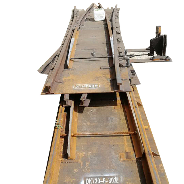 Subway turnouts good quality steel plate turnouts made in China
