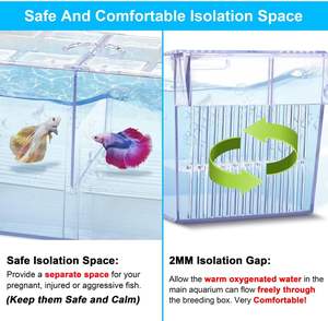 아기 물고기 탱크 바구니 수족관 사육 부화장 - Product Image 3
