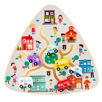 Montessori Voor-En Vroegschoolse Educatie Doolhof Puzzel Speelgoed Desktop Ouder Kind Interactief Spel Kinderhanden Hersenen