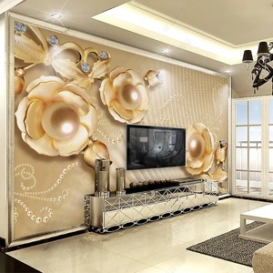 Papier peint mural personnalisé 3D 5D 8D 18D, <span class=keywords><strong>décoration</strong></span> <span class=keywords><strong>murale</strong></span> en relief pour la maison, fond de télévision - Product Image 2