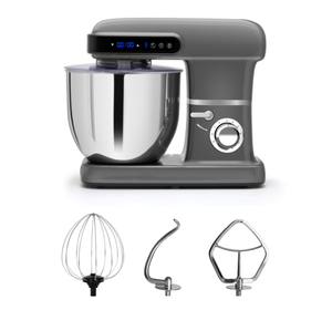 Impastatrice Planetaria Jewin 2200W in Acciaio Inox 5L per Uso Domestico con Pulsante di Espulsione, Ciotola e Gancio per Impastare - Product Image 3