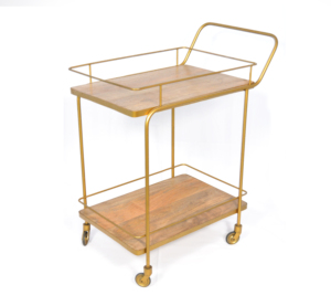 Metal High Quality Metal Iron Made <b>Bar</b> Serving Cart Trolley for Hotels Restaurants <b>Bars</b> Office Home Square <b>Drinking</b> <b>bar</b> Cart - Product Image 4