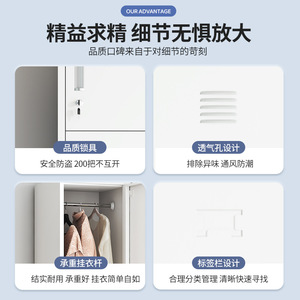 ตู้เก็บของเหล็กแบบประตูเดียว 5 ชั้น ยี่ห้อซานเจียน สำหรับใช้ในสำนักงาน พร้อมกุญแจล็อค - Product Image 5