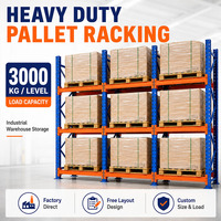 Sistema de Estanterías Industriales para Palets Personalizado Rack de Almacenamiento de Acero para Bodega con Alta Capacidad de Carga
