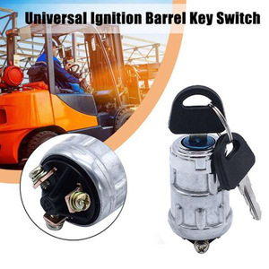Interruptor de encendido JK423, cerradura de cobre puro con 2 llaves, Universal para coches, camiones, montacargas, vehículos agrícolas - Product Image 5