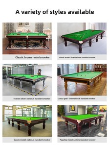 Table <span class=keywords><strong>de</strong></span> <span class=keywords><strong>billard</strong></span> Hiboy, norme internationale, pour adultes, usage domestique, intérieur, style anglais, 3,2 m, fabrication chinoise - Product Image 4