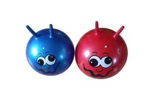 Bambini red Strange face logo gonfiabile pvc Jumping play <span class=keywords><strong>Ball</strong></span> con manico tramoggia - Product Image 6