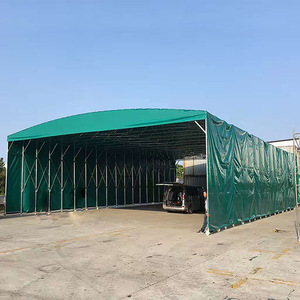Mái che di động đẩy kéo XZ OEM ODM, nhà kho ngoài trời lớn, lều che nắng - Product Image 1