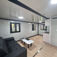 Maison Conteneur Extensible Contemporaine 20 pieds Luxe Préfabriquée OEM ODM Vente en Gros Usine Villa Mobile Unité Habitation Rapide