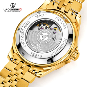 Orologi di moda personalizzati da uomo Logo personalizzato orologi da uomo meccanico automatico orologio Casual da uomo automatico Wrest - Product Image 2