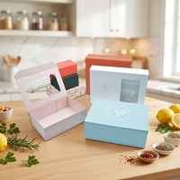 100 boîtes cadeaux pliantes personnalisées avec impression UV et logo sur mesure pour cosmétiques et soins de la peau ; Boîte surprise culturelle et créative pour le Nouvel An