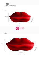 2024 nouveau Design chaise d'attente lèvre canapé clinet chaise pour les espaces publics salon de beauté ou de coiffure