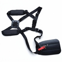 Sangle universelle de type X à double épaule avec coussinet de protection pour harnais rembourré de débroussailleuse