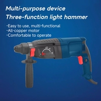 Marteau perforateur rotatif 3-en-1 800W avec moteur sans balais, brise-béton électrique 220V et burins pour la rénovation