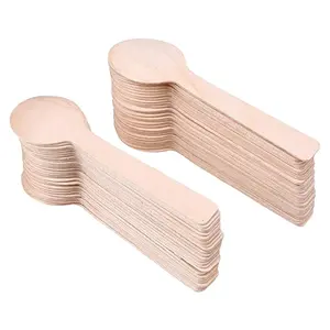 Cucharas de madera no plásticas, tenedores y cuchillo para ensalada, cuchara de madera