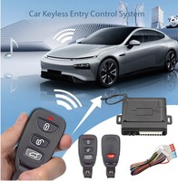 HOT Universelles schlüsselloses Zugangssystem Autoalarmanlagen-Gerät Auto-Fernbedienungs-Kit Türverriegelung Fahrzeug-Zentralverriegelung und -entriegelung