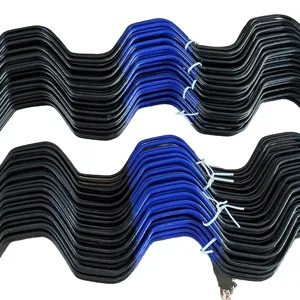 Accesorios para invernadero PE película doble alambre-bloqueo de aluminio galvanizado wiggle alambre zigzag