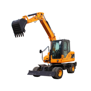 High Quality Rubber ELORRY EL85L Wheel and Crawler Excavcator Caterpillar Mini Hydraulic Excavator 8T 9T Cost for Sale ECE EPA - Product Image 5