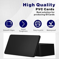 Etiquetas y Tarjetas NFC NTAG215 (Tarjeta de Visita) de PVC Negro con Chip NFC, Compatibles con Teléfonos Móviles y Dispositivos con NFC, Hechas en China