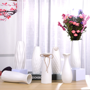 Jarrón de cerámica de estilo nórdico, máquina de flores para sala de estar, <span class=keywords><strong>comedor</strong></span>, decoración del hogar, decoración creativa - Product Image 2