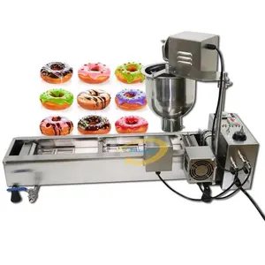 Mesin Donat Otomatis Toko Makanan Mesin Donat Mochi Mesin Pembuat Donat Stainless Steel Food Grade untuk Dijual