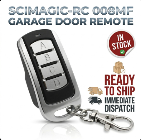Automatic Rolling Code and Fixed Code Gate Door Opener Remote Controller with 4 Buttons ABS Material