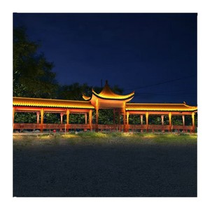 Structure de jardin en bois avec toit de style traditionnel pour l'aménagement paysager extérieur - Product Image 4