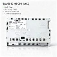 6AV6642-0BC01-1AX0, Para Módulo PLC Siemens, SPS, Pieza de Repuesto Industrial, SIMATIC TP177B, Pantalla Táctil HMI, Profibus DP