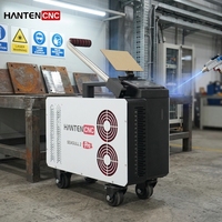 Machine de nettoyage au laser pulsé portable 200W 300W pour la rénovation des surfaces de construction, nettoyeur non destructif pour l'acier