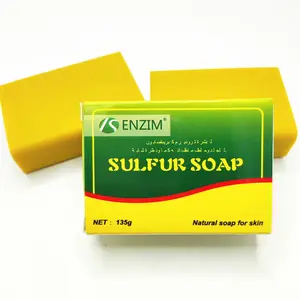 135g savon body care Acne removal Sulfur soap medicated soap Antibacterial soap