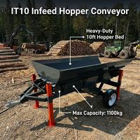 Table d'alimentation en bois Wemax IT10 avec capacité de la trémie de 10'x5'