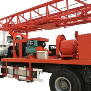 Truck Mounted <b>Drilling</b> Rig 300m Depth Rotary Truck Mounthed Borehole <b>Drilling</b> <b>Machine</b> Sino Truck Rotary Table Mounted Water Dril - Product Image 2
