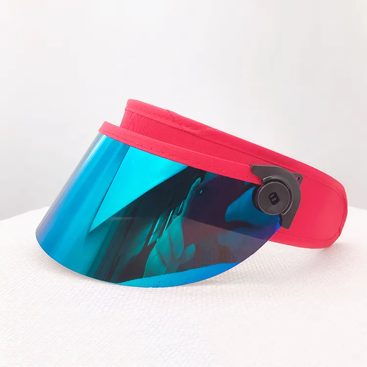 تصميم جديد النيوبرين حماية للأشعة فوق البنفسجية البلاستيك قبّعة للوقاية من الشّمس القبعات بألوان مختلفة تتأرجح عدسة الأشعة فوق البنفسجية واقية من الشمس