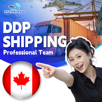 Agent d'expédition DDP à livraison rapide, transitaire maritime en 15/25 jours de Chine vers le Canada, services logistiques de ligne directe