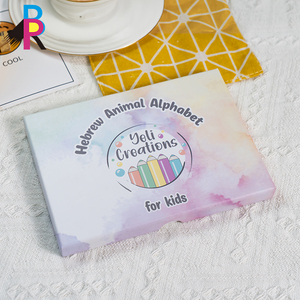 Tarjetas de Aprendizaje del Alfabeto <span class=keywords><strong>Hebreo</strong></span> Personalizadas de Fábrica China, Impresión Ecológica de Alta Calidad para la Educación Lingüística Infantil - Product Image 2