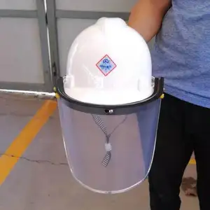 ANSI V-guard 하드 모자 산업용 안전 헬멧 얼굴 보호대 포함
