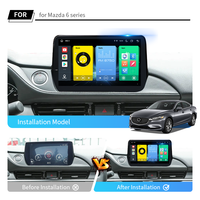 Autoradio Android 13 pour Mazda 6 Atenza 2008-2020 Écran de navigation GPS sans fil CarPlay Android Auto