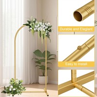 Accessoires pour mariage et fête d'anniversaire, arche en fer en forme de lune, design en spirale, décoration de fond de scène, support à fleurs, arche à ballons