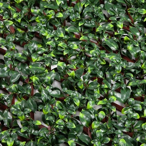 ZC 2024 populaire extensible en plastique artificiel clôture de jardin feuilles de <span class=keywords><strong>laurier</strong></span> treillis buis tapis lierre intimité <span class=keywords><strong>haie</strong></span> herbe Type - Product Image 2