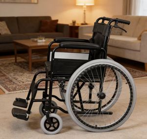 Sillas de ruedas manuales con respaldo son adecuadas para la rehabilitación hospitalaria y para personas con movilidad reducida. - Product Image 2