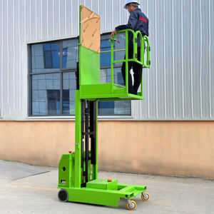 Man mengangkat 300KG 4.35m alat pemetik pesanan, bahwa gudang pemetik dapat bergerak Platform kerja mengangkat elektrik untuk pasar - Product Image 6