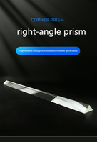 Lentilles de prisme à angle droit de haute précision Filtres en verre optique personnalisés Prismes en verre optique traités