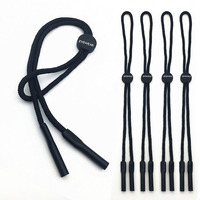 Sangle de retenue pour lunettes de sport personnalisée réglable en nylon et polyester, corde confortable pour le cou, porte-cordon
