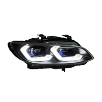 JY para BMW Serie 3 E92 E93 M3 2007-10, Conjunto de Faros Delanteros LED Modificados, Luz de Circulación Diurna de Doble Color, Plug&Play, Faro Delantero E92