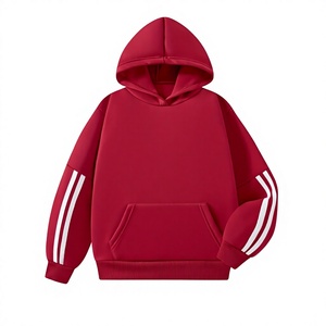 Sudadera con Capucha para Bebé, 100% Algodón, con Bolsillo, Estilo Formal, Talla Grande, Letras en Relieve, para Invierno y Actividades al Aire Libre - Product Image 1
