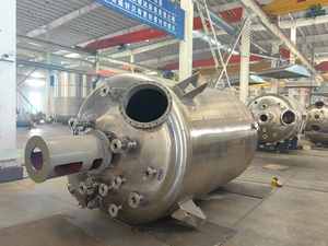 Recipiente a pressione misto per reattore chimico industriale a prova di esplosione con rivestimento in acciaio inossidabile dotato di riduttore motore - Product Image 6